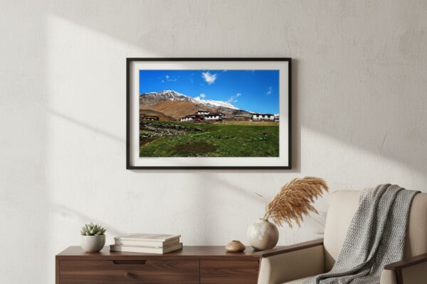 Sky over Spiti – Himalayan Village Landscape Wall Art