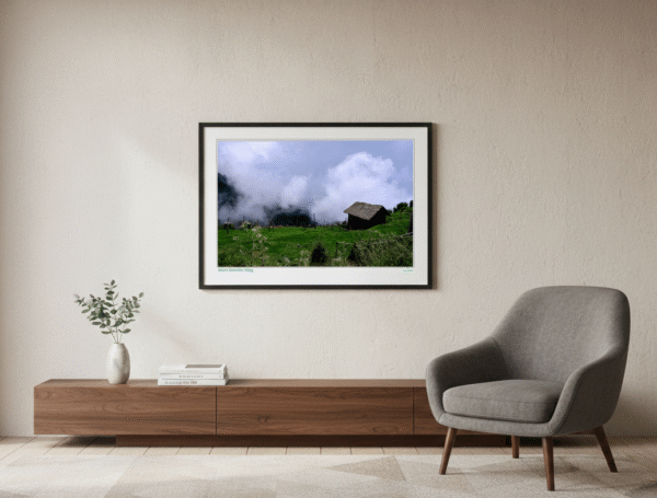 Bir–Billing: Original Mountain Meadow Photograph, Waterproof Laminated Wall Art