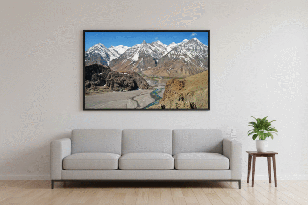 Himalayan Valley Wall Art Original Frame