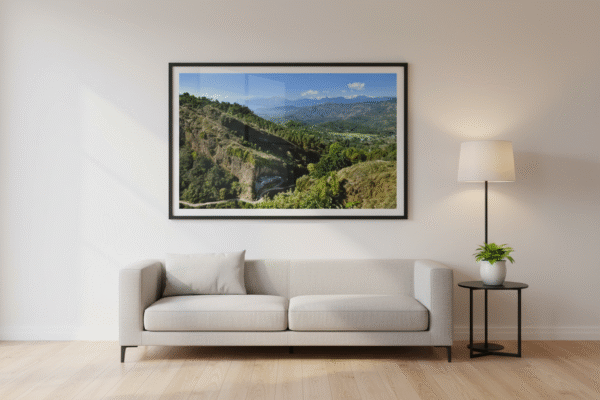 Green Mountain Valley Wall Art Frame for Living Room